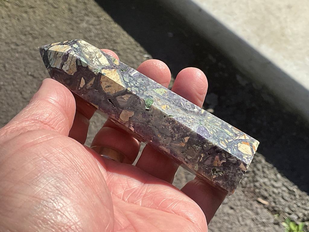 168g Brecciated Fluorite Generator 4B