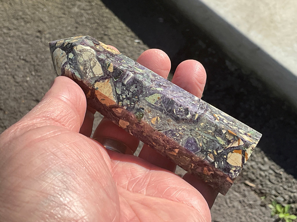 168g Brecciated Fluorite Generator 4B