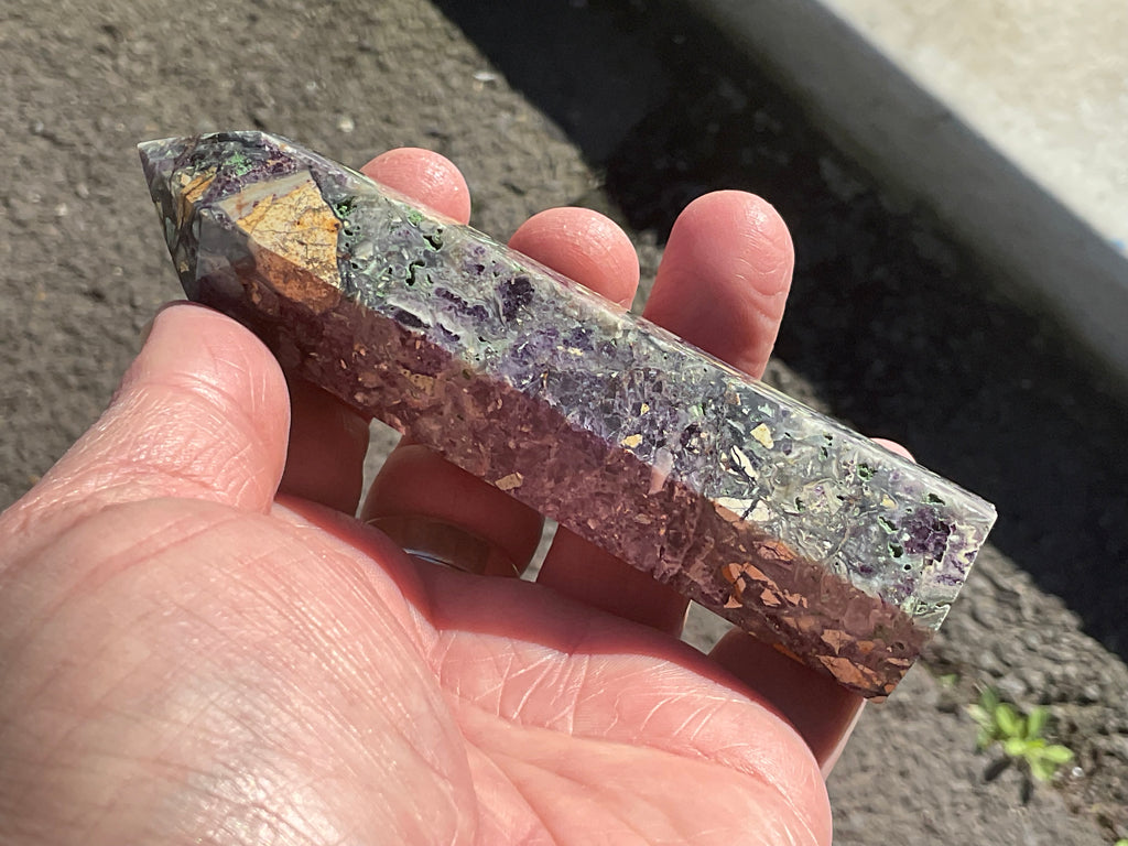 168g Brecciated Fluorite Generator 4B