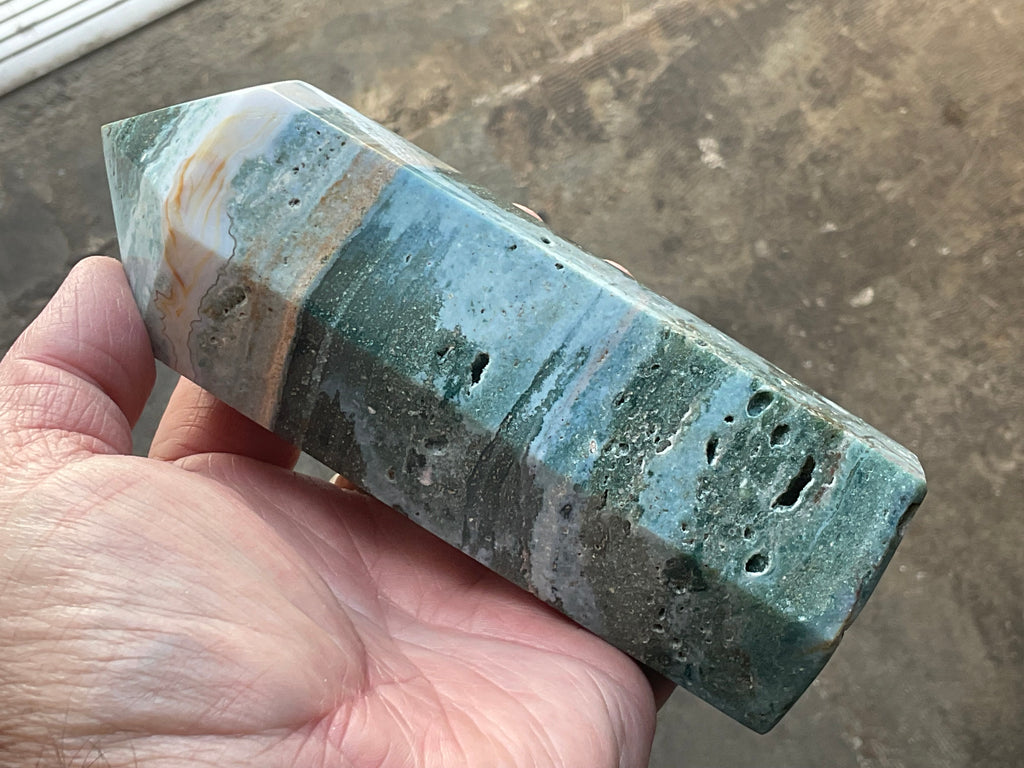 600g Pastel Ocean Jasper Generator D
