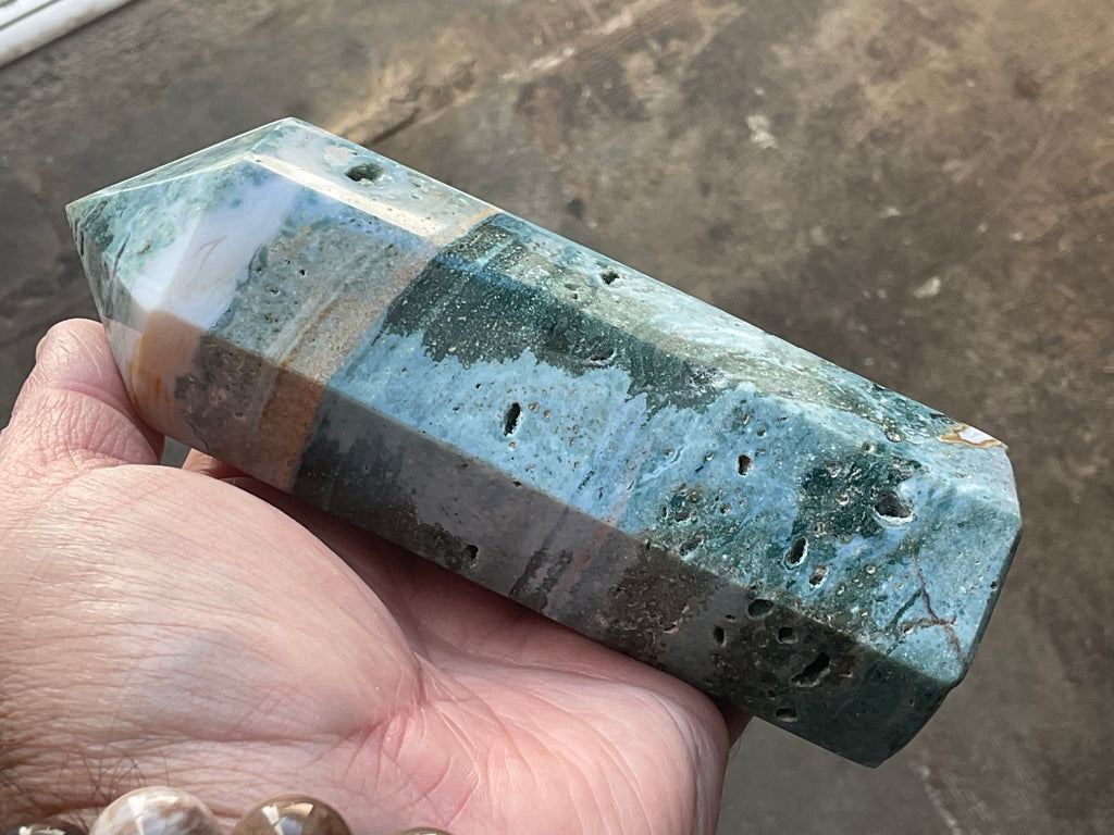600g Pastel Ocean Jasper Generator D