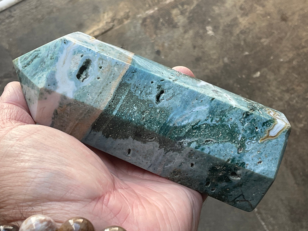 600g Pastel Ocean Jasper Generator D