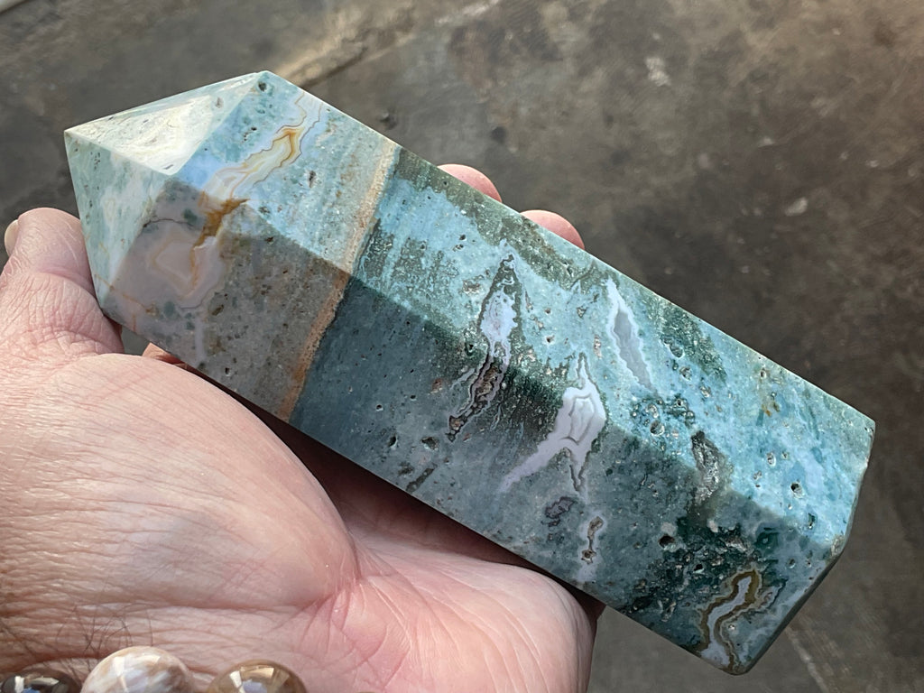 600g Pastel Ocean Jasper Generator D
