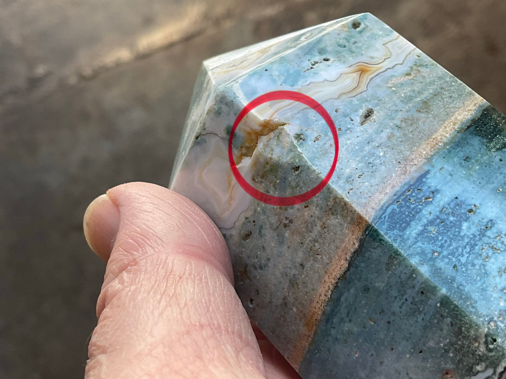 600g Pastel Ocean Jasper Generator D