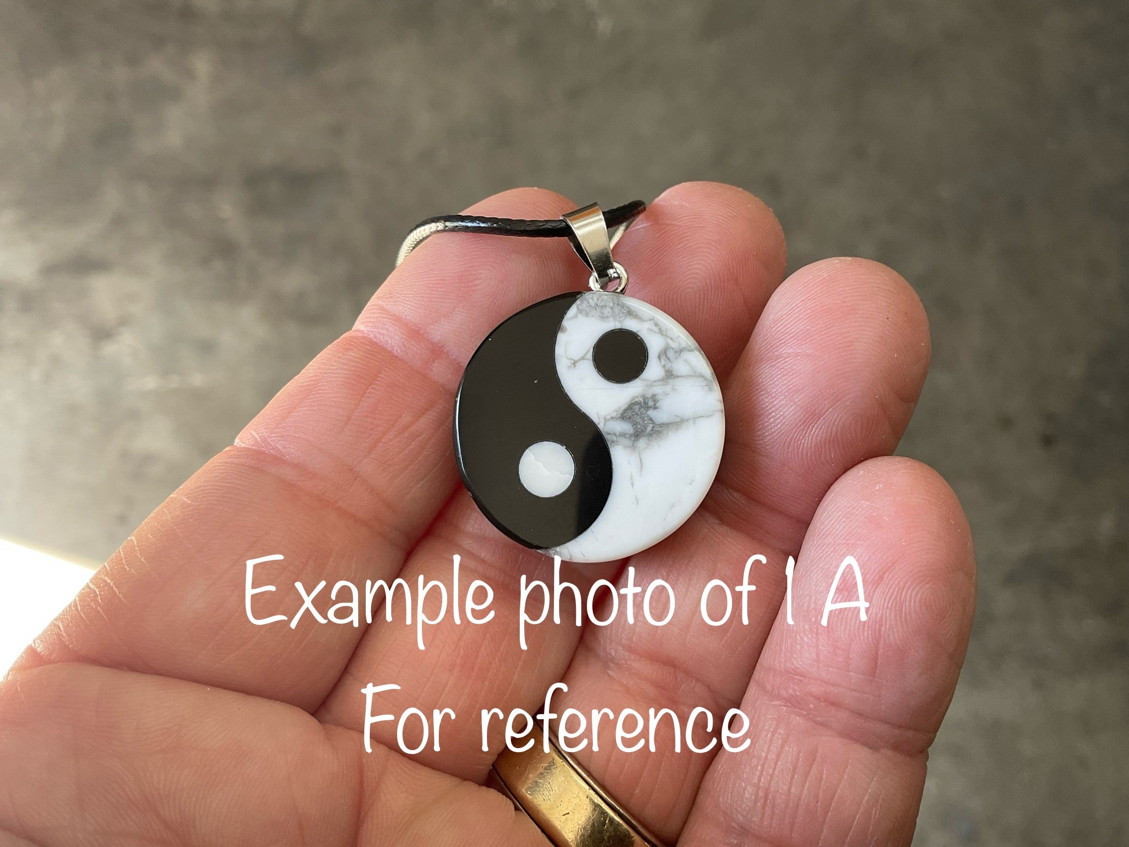 Yin Yang Stone Pendant