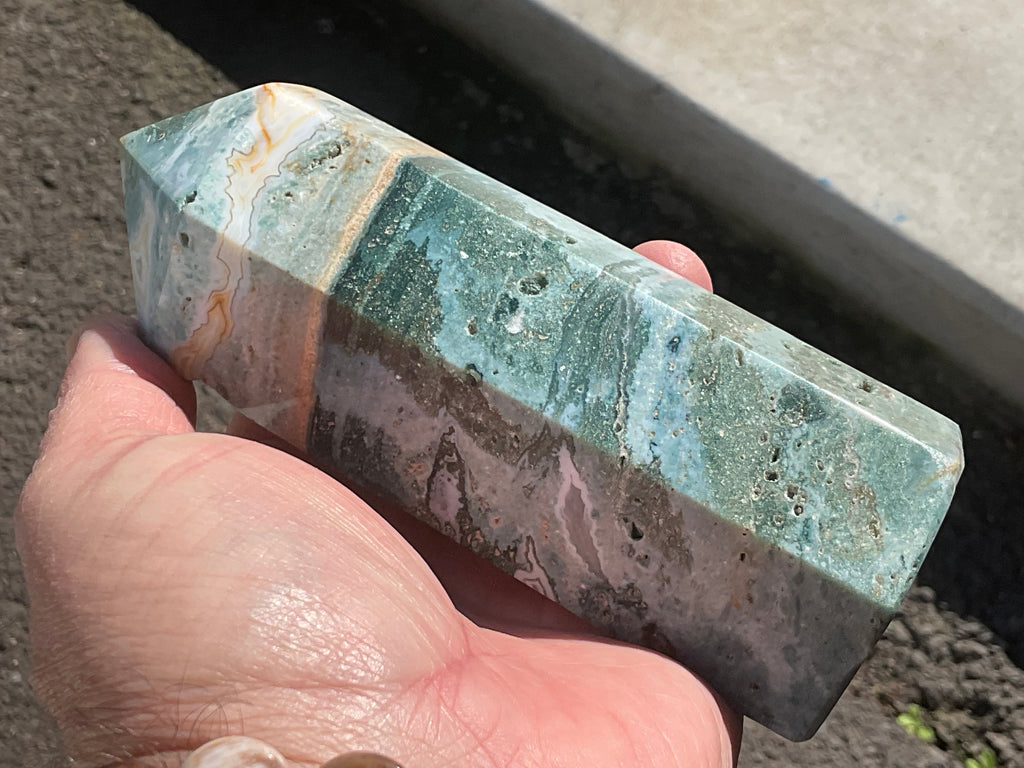 600g Pastel Ocean Jasper Generator D