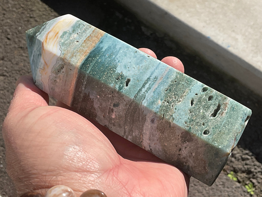 600g Pastel Ocean Jasper Generator D