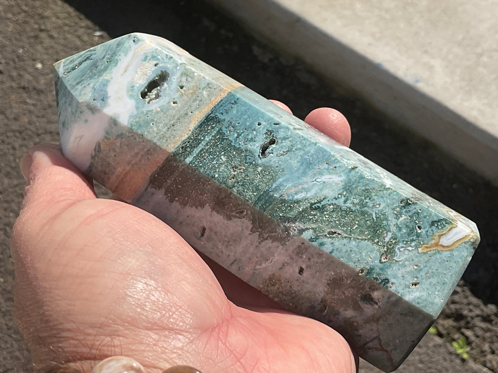 600g Pastel Ocean Jasper Generator D
