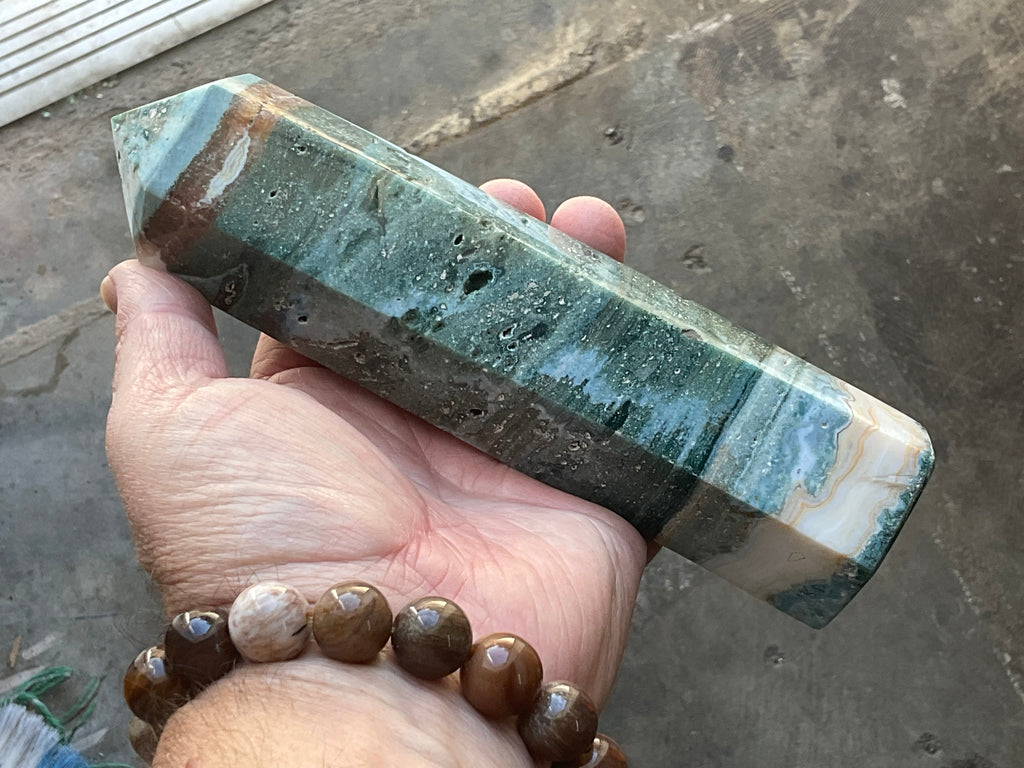 662g Pastel Ocean Jasper Generator C