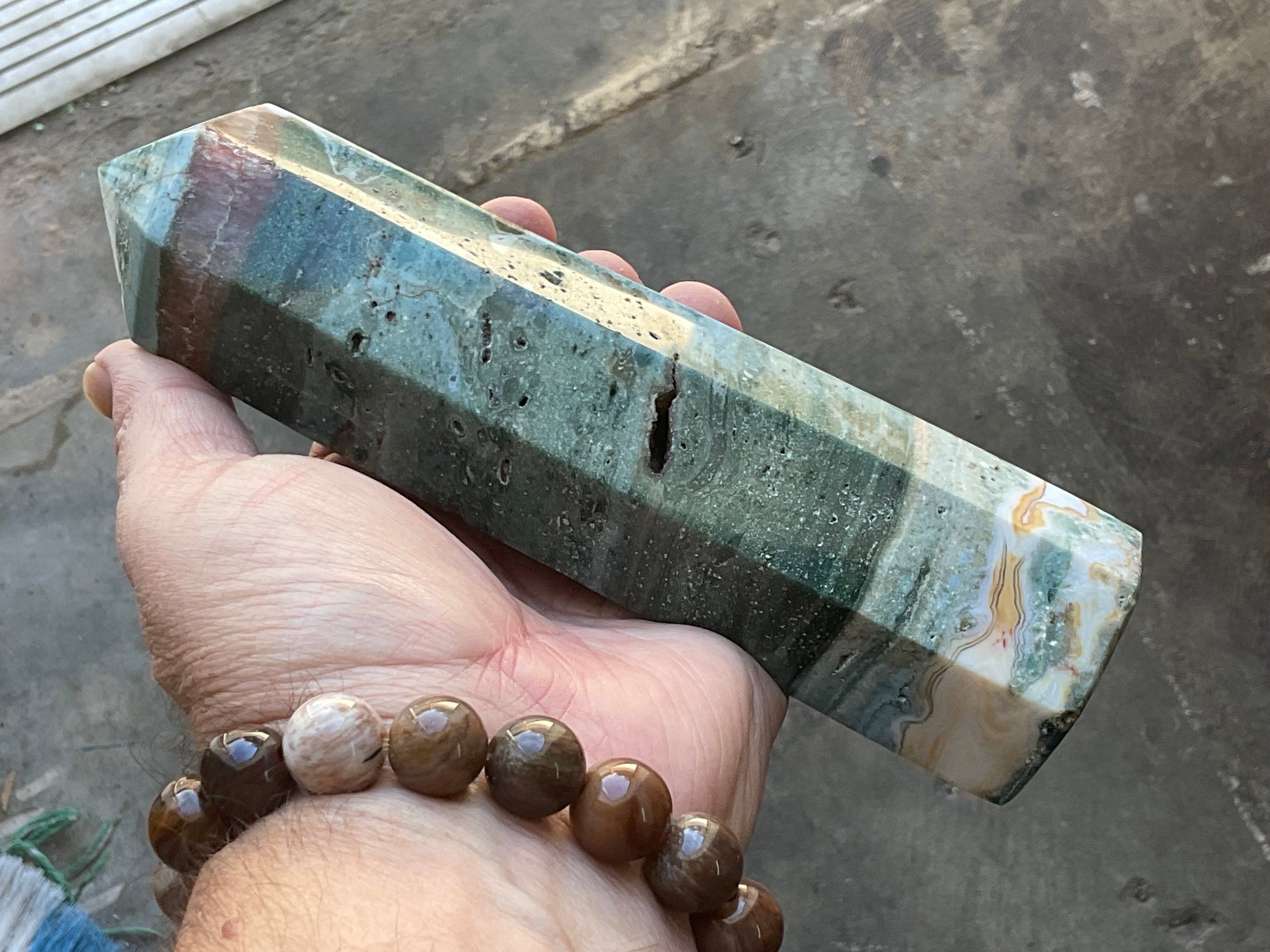 662g Pastel Ocean Jasper Generator C