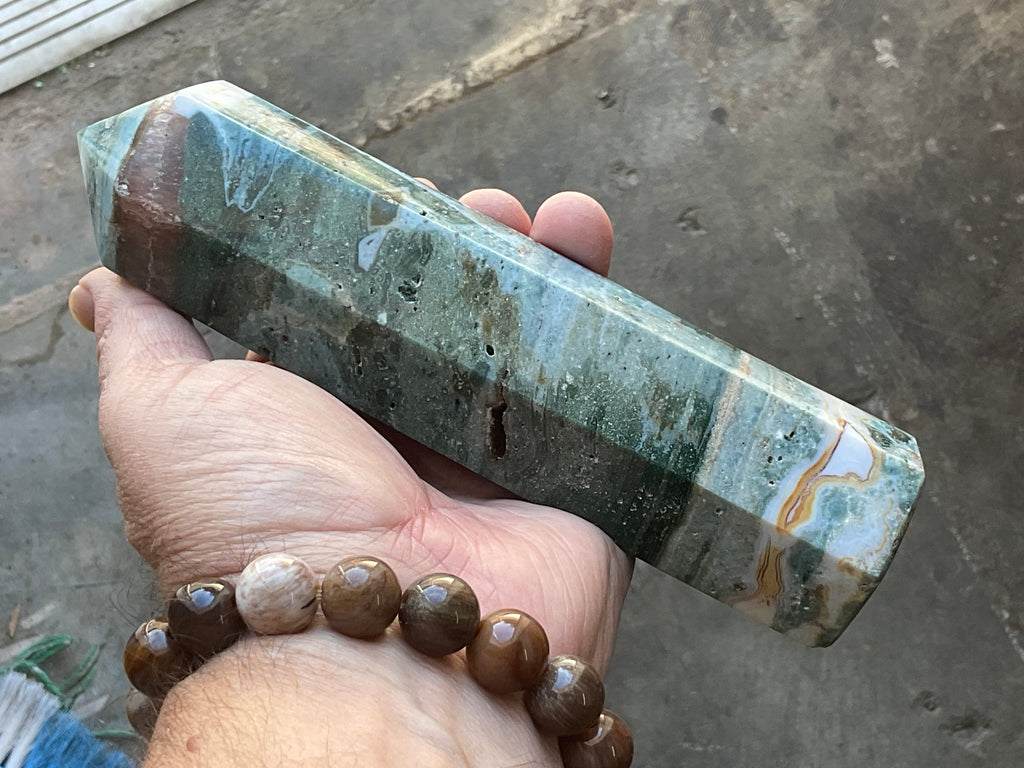 662g Pastel Ocean Jasper Generator C