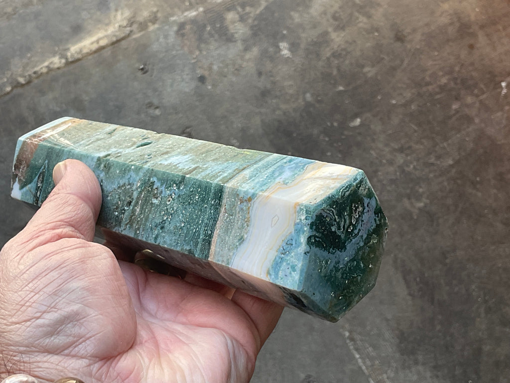 662g Pastel Ocean Jasper Generator C