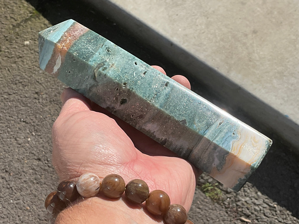 662g Pastel Ocean Jasper Generator C