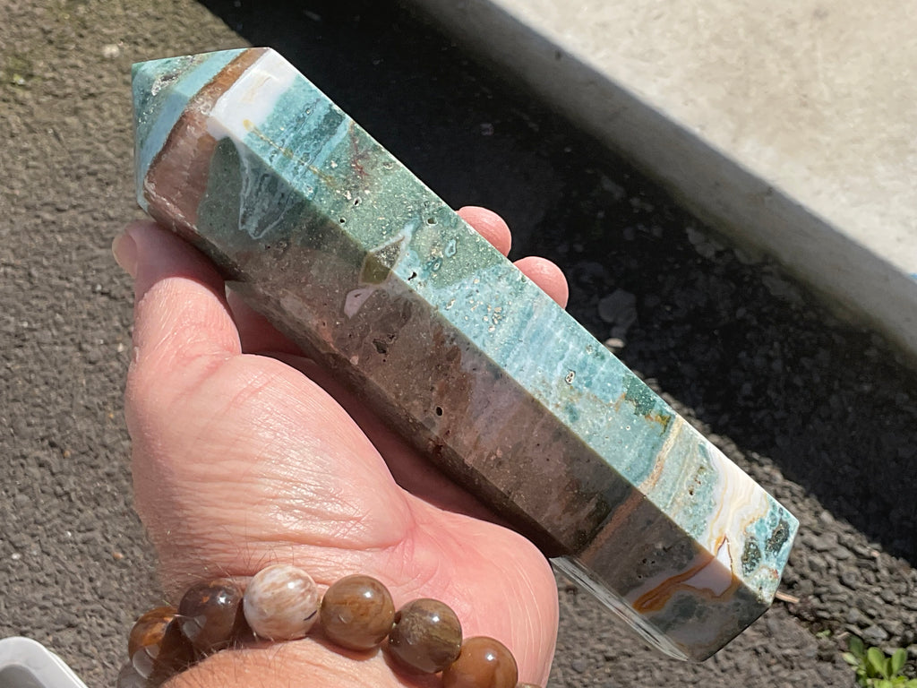 662g Pastel Ocean Jasper Generator C