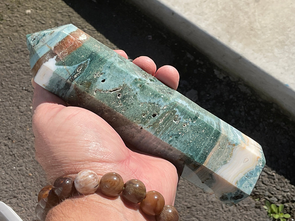 662g Pastel Ocean Jasper Generator C