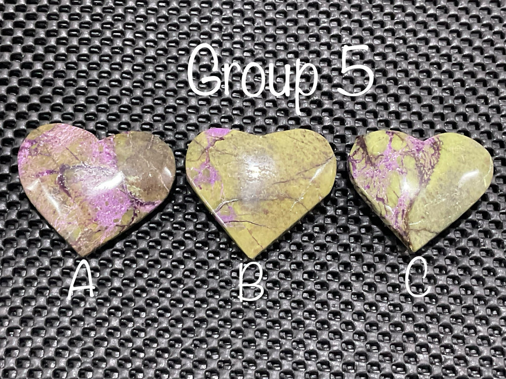 58g Atlantisite Heart 5B