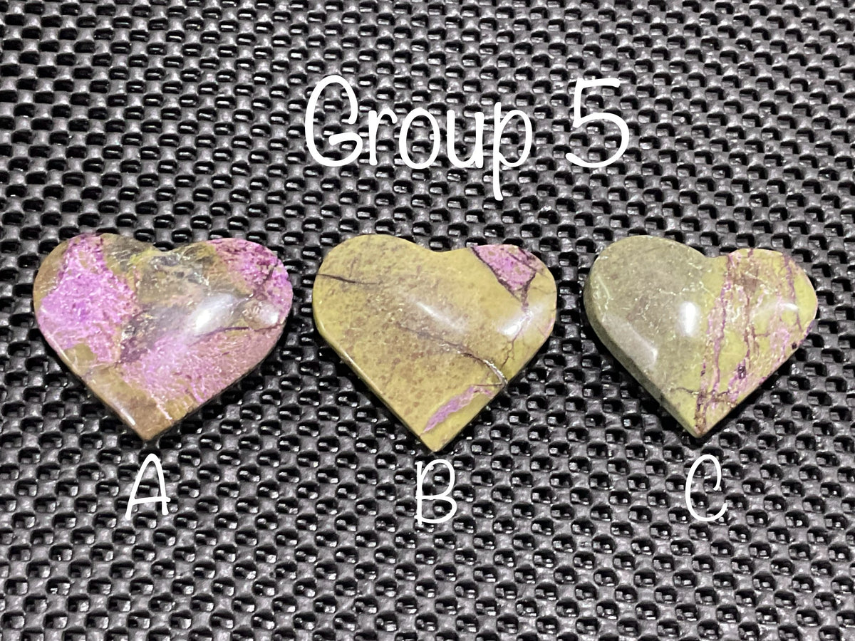 58g Atlantisite Heart 5B