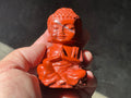 206g Red Jasper Buddha Carving A