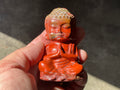 168g Red Jasper Buddha Carving B