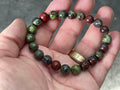 “Dragons Blood” Jasper 8mm Bead Bracelet