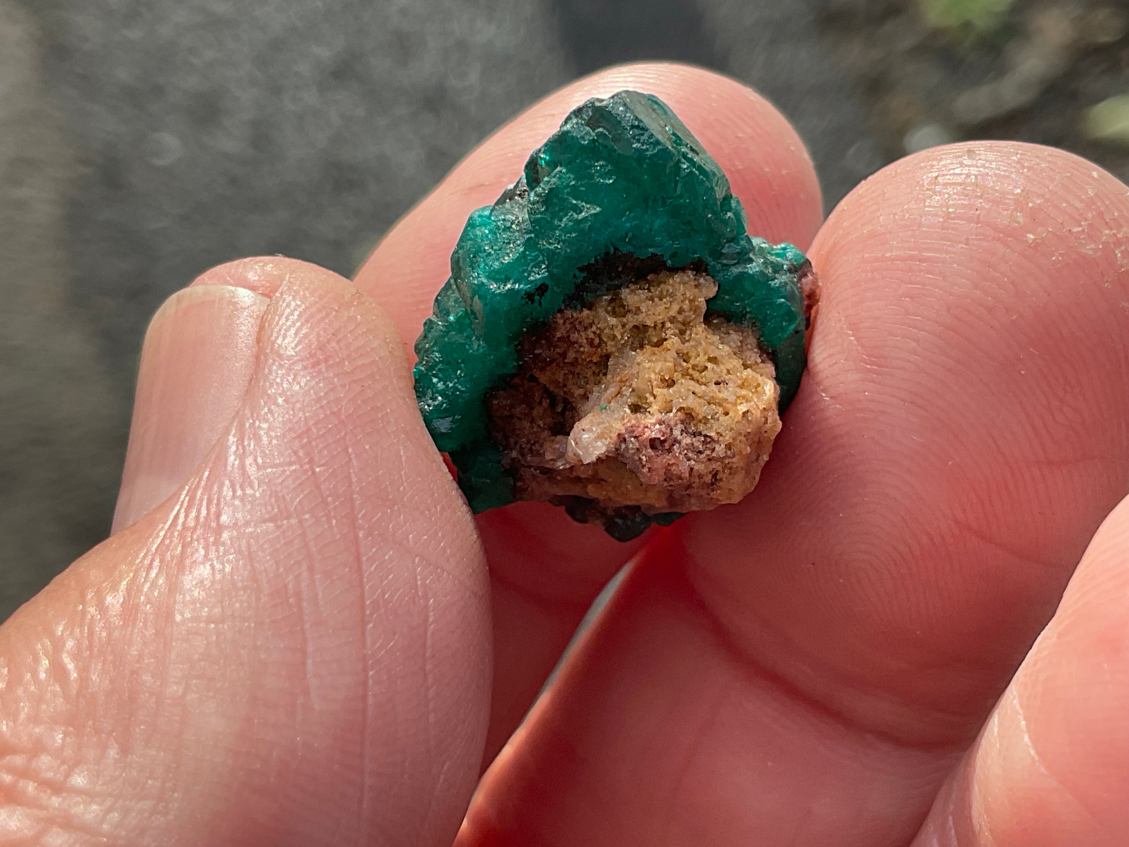 RESERVED FOR ASHRA ** 4g Congolese Dioptase Specimen A