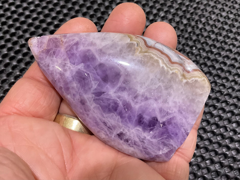 96g Amethyst Agate Freeform 3A