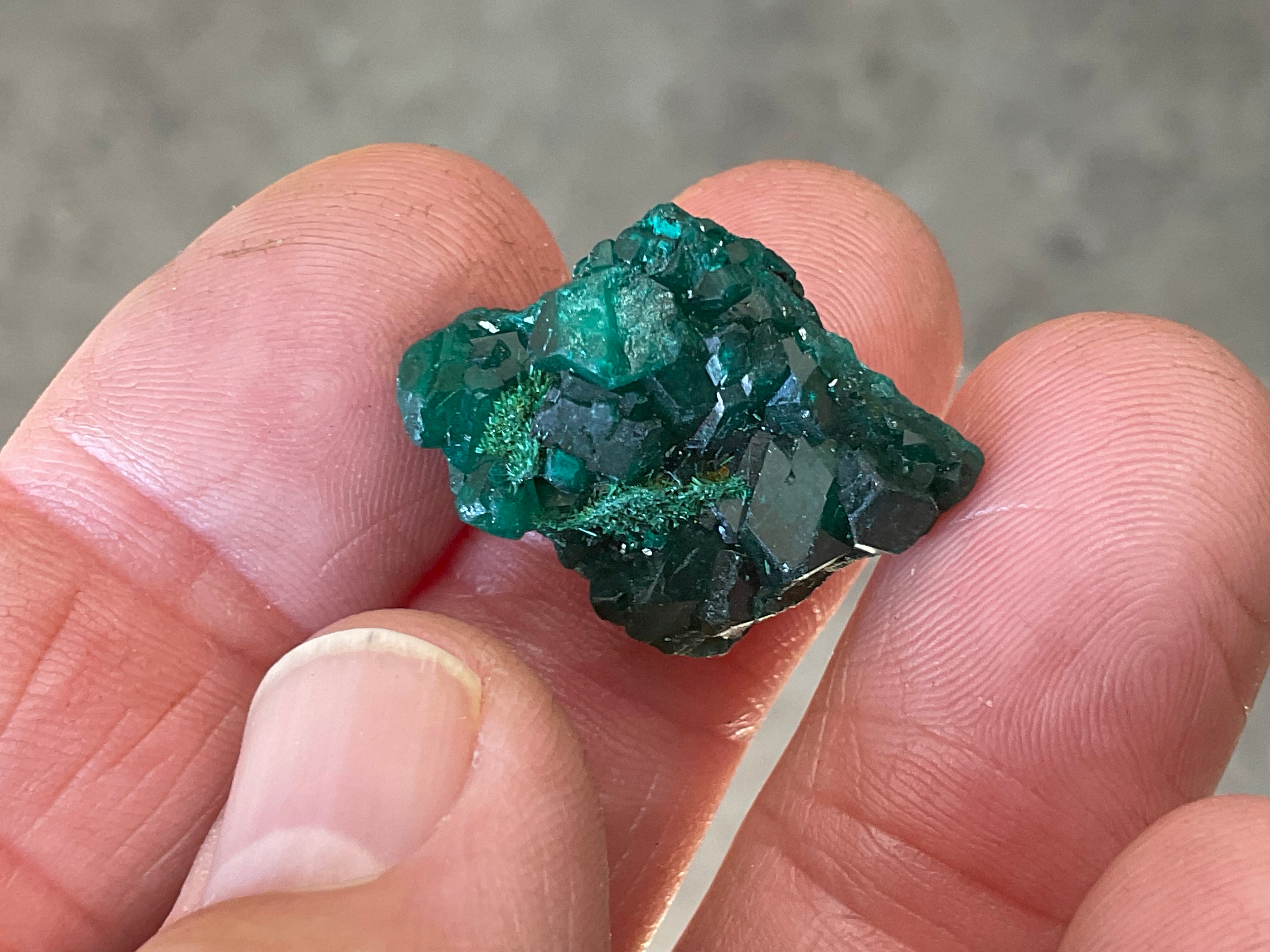4g Congolese Dioptase Specimen 4A
