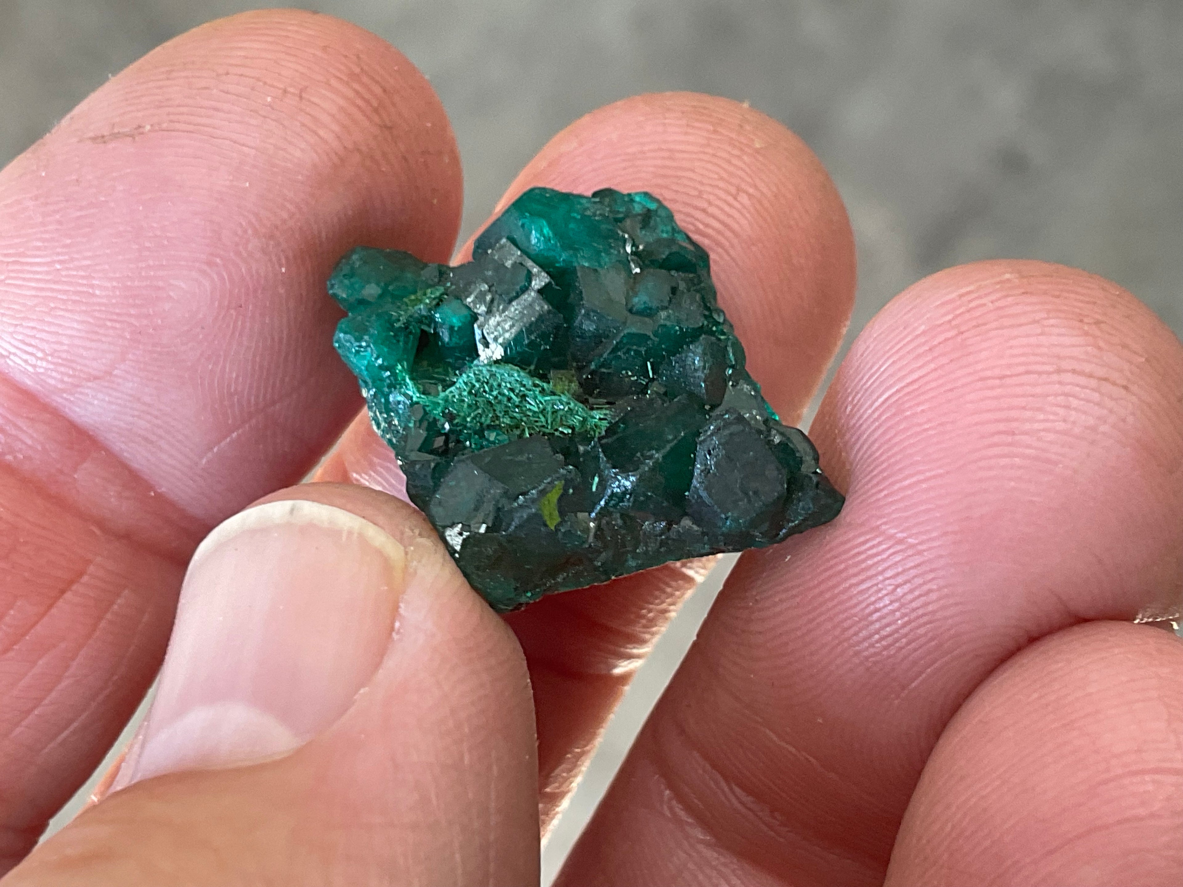 4g Congolese Dioptase Specimen 4A