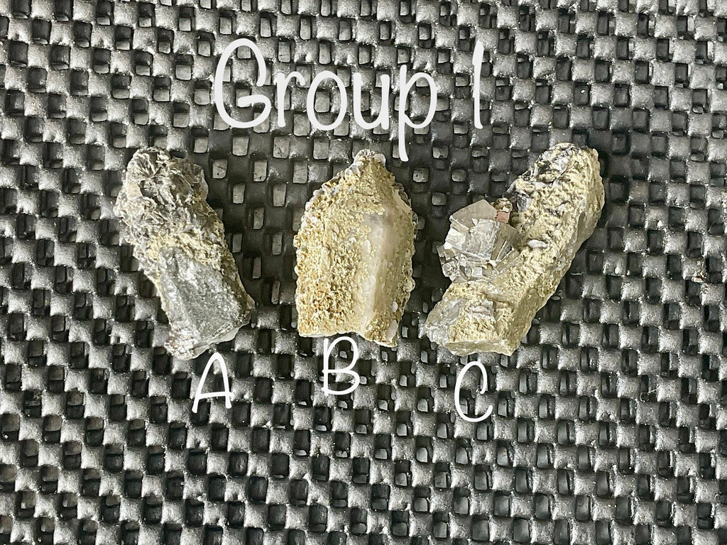 10g Quartz, Calcite and Arsenopyrite Specimen 1A