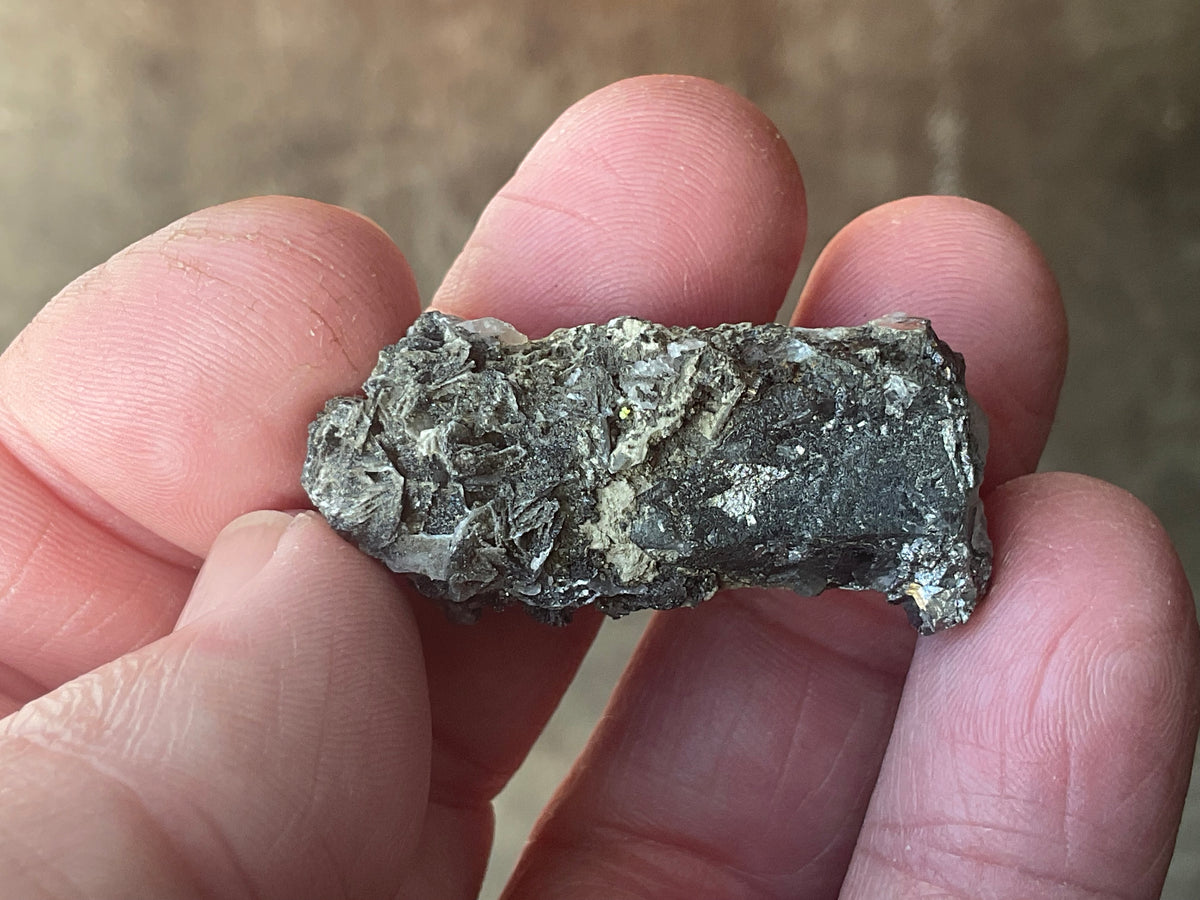 10g Quartz, Calcite and Arsenopyrite Specimen 1A
