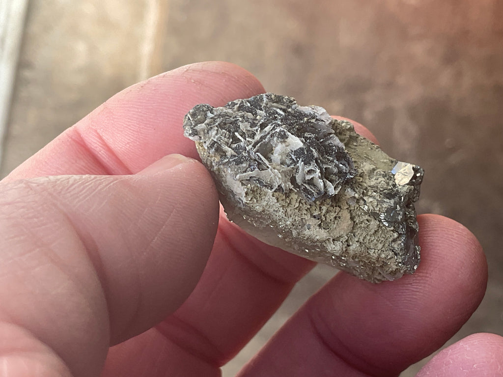16g Quartz, Calcite and Arsenopyrite Specimen 1B