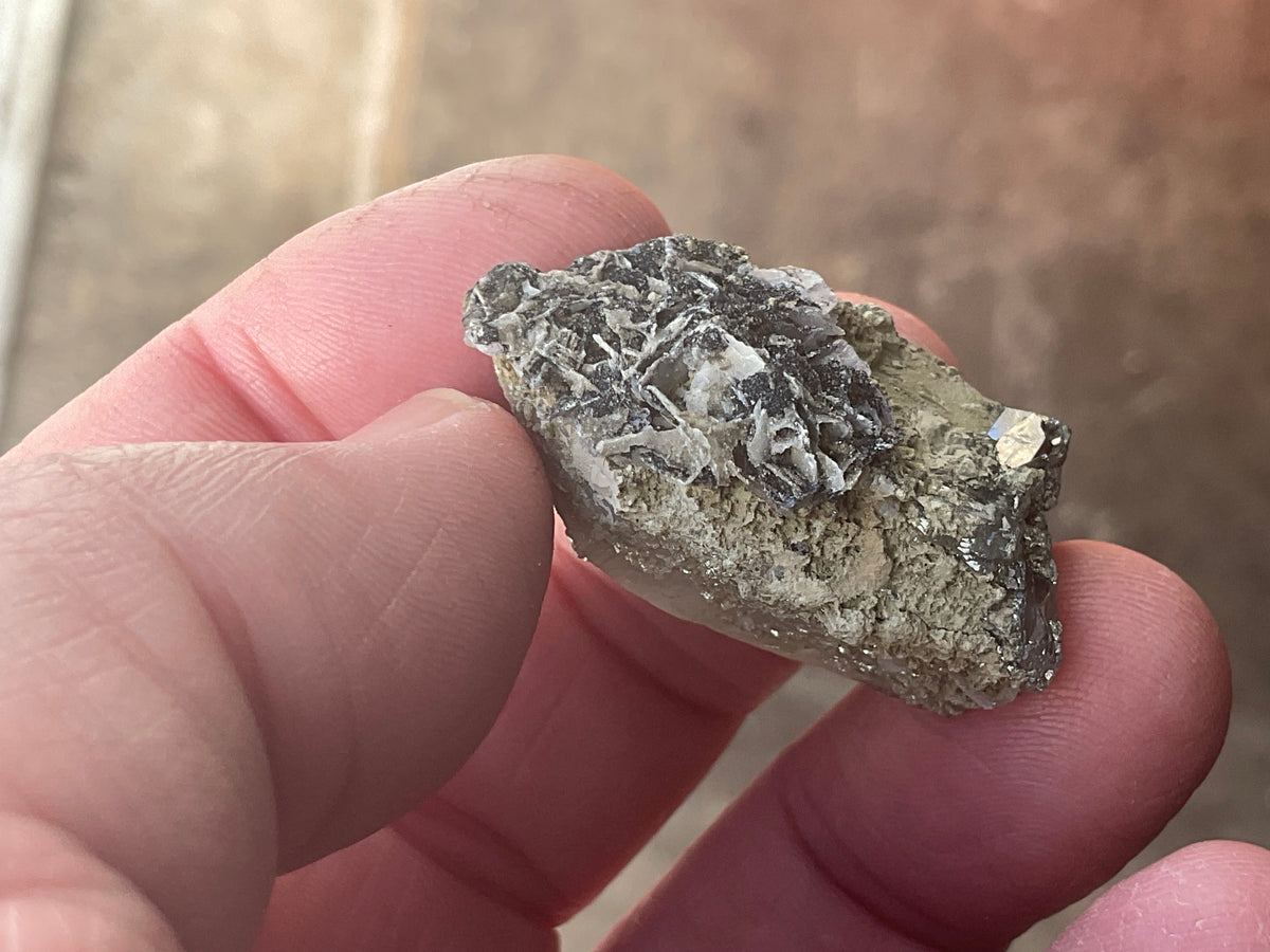 16g Quartz, Calcite and Arsenopyrite Specimen 1B