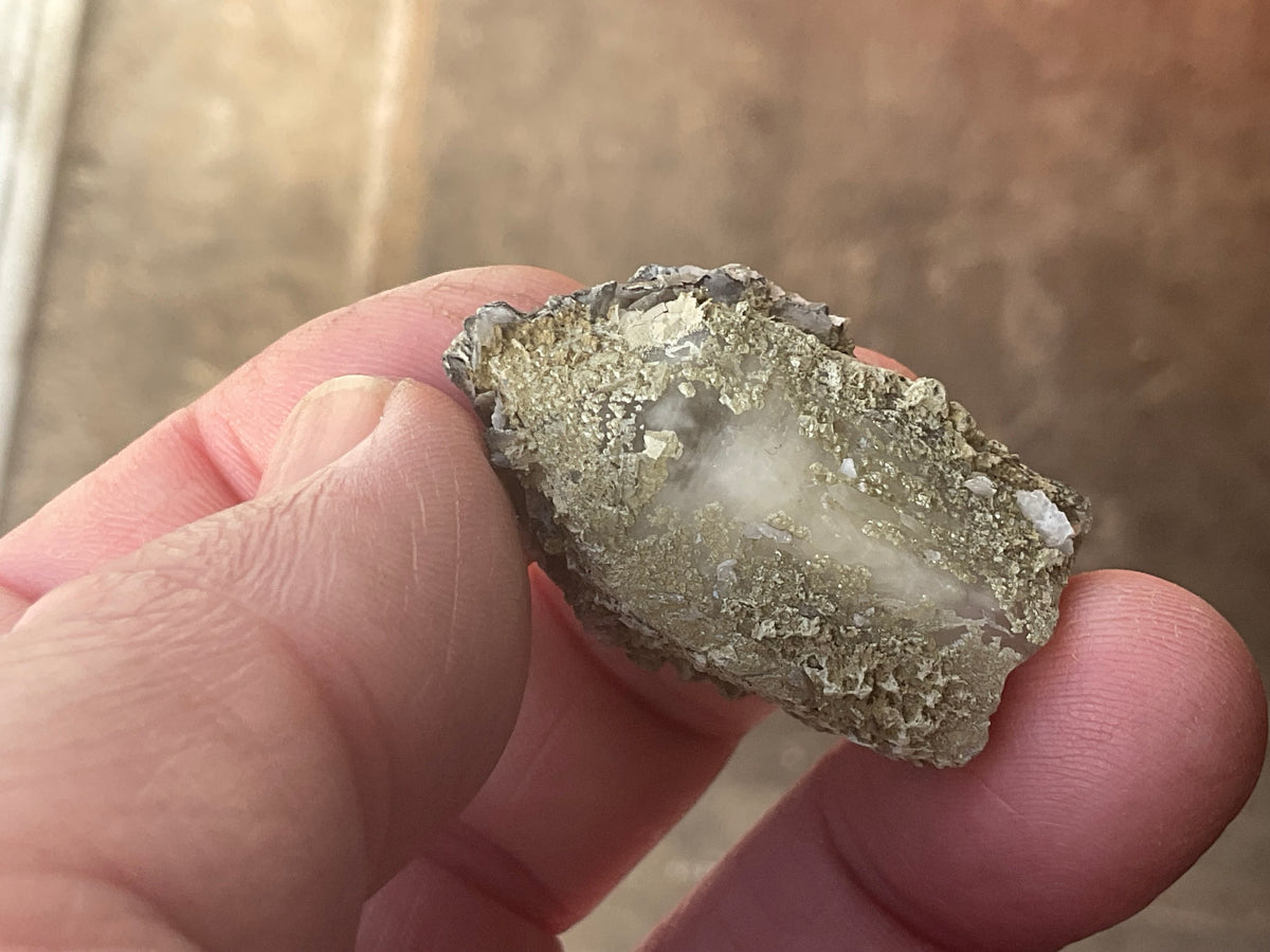 16g Quartz, Calcite and Arsenopyrite Specimen 1B