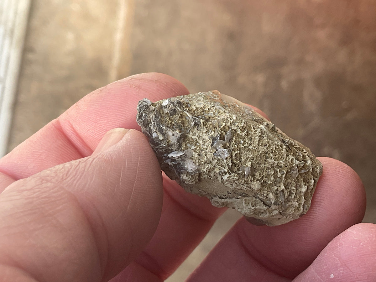 16g Quartz, Calcite and Arsenopyrite Specimen 1B