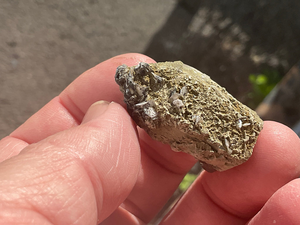16g Quartz, Calcite and Arsenopyrite Specimen 1B
