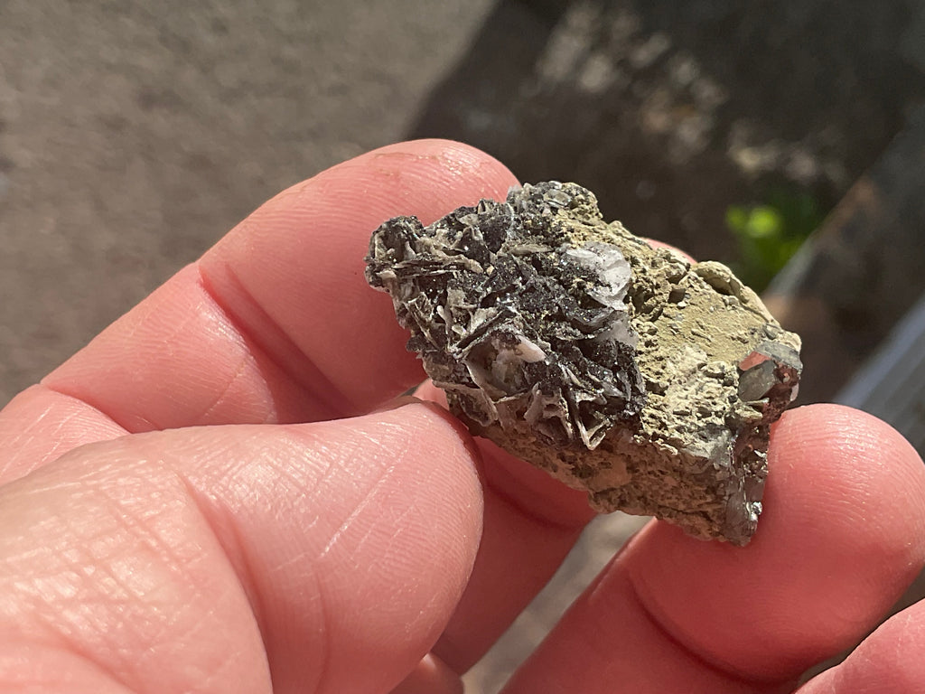 16g Quartz, Calcite and Arsenopyrite Specimen 1B