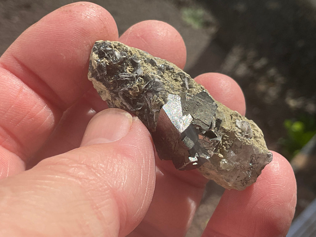 20g Quartz, Calcite and Arsenopyrite Specimen 1C