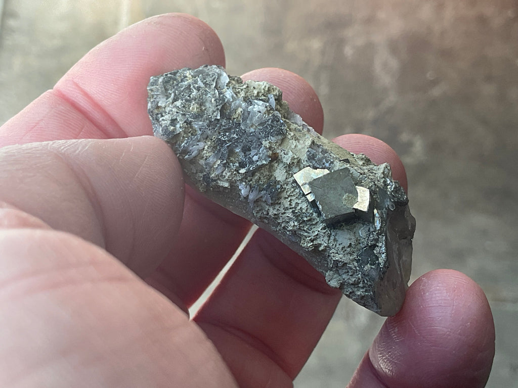 22g Quartz, Calcite and Arsenopyrite Specimen 2A