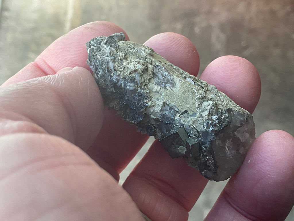 22g Quartz, Calcite and Arsenopyrite Specimen 2A