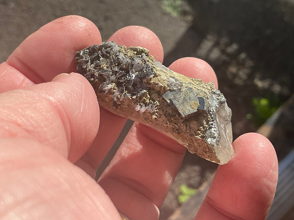 22g Quartz, Calcite and Arsenopyrite Specimen 2A