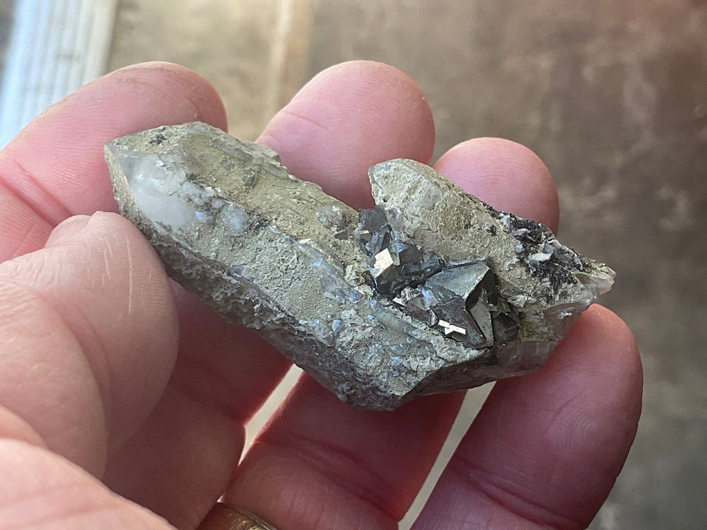 32g Quartz, Calcite and Arsenopyrite Specimen 2C