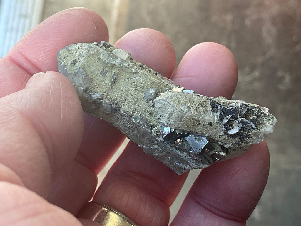 32g Quartz, Calcite and Arsenopyrite Specimen 2C