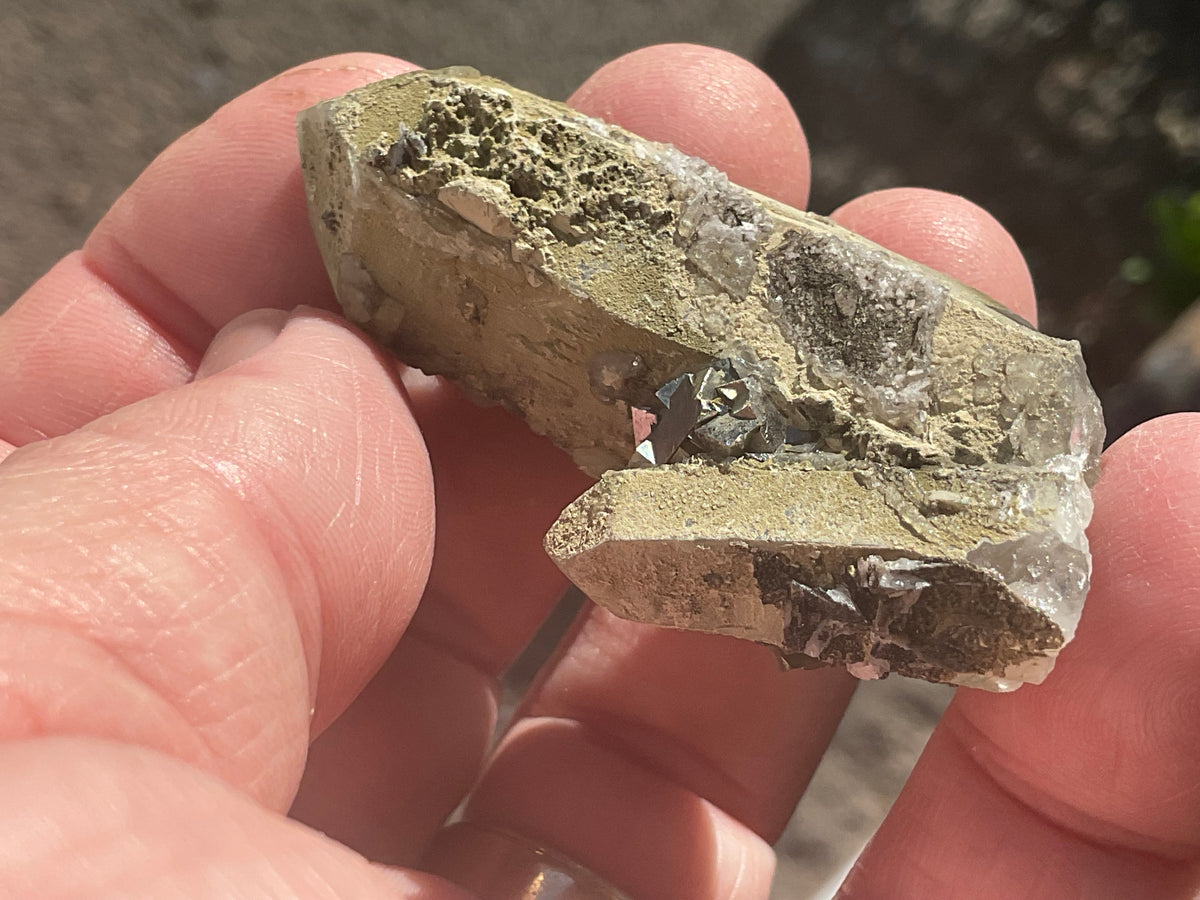32g Quartz, Calcite and Arsenopyrite Specimen 2C