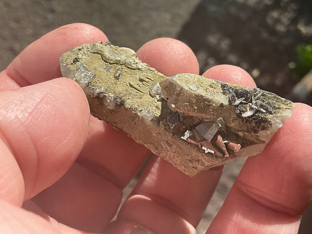 32g Quartz, Calcite and Arsenopyrite Specimen 2C