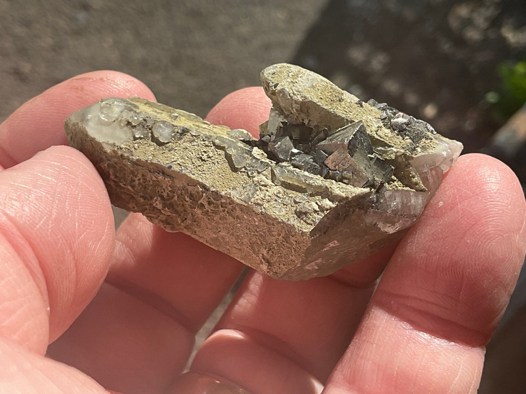 32g Quartz, Calcite and Arsenopyrite Specimen 2C