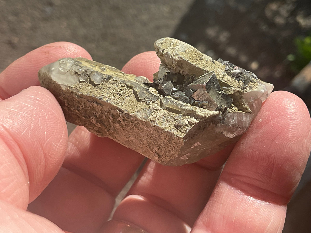 32g Quartz, Calcite and Arsenopyrite Specimen 2C