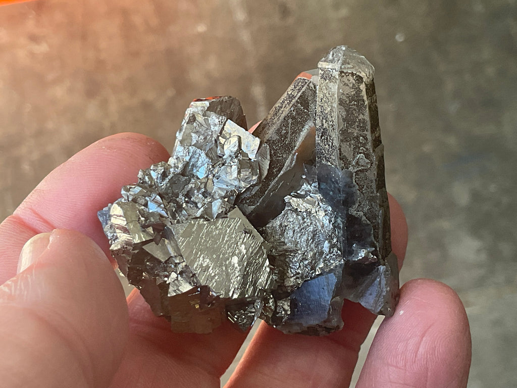 56g Quartz, Calcite and Arsenopyrite Specimen 3A