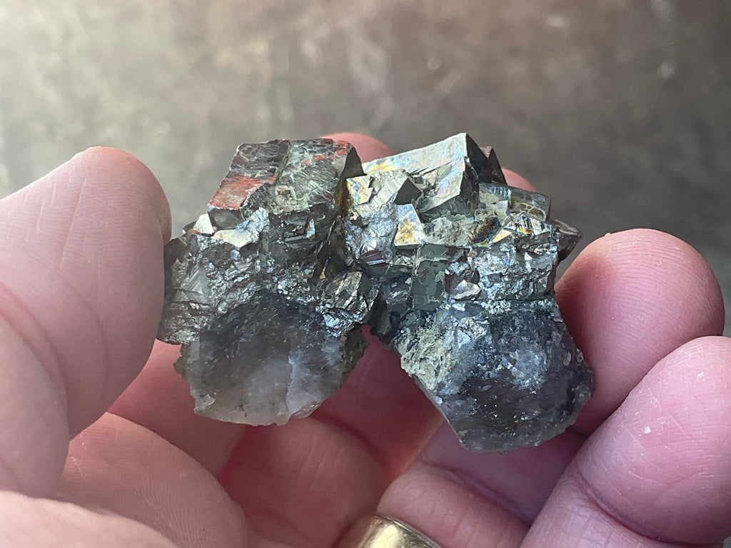 67g Quartz, Calcite and Arsenopyrite Specimen 3B
