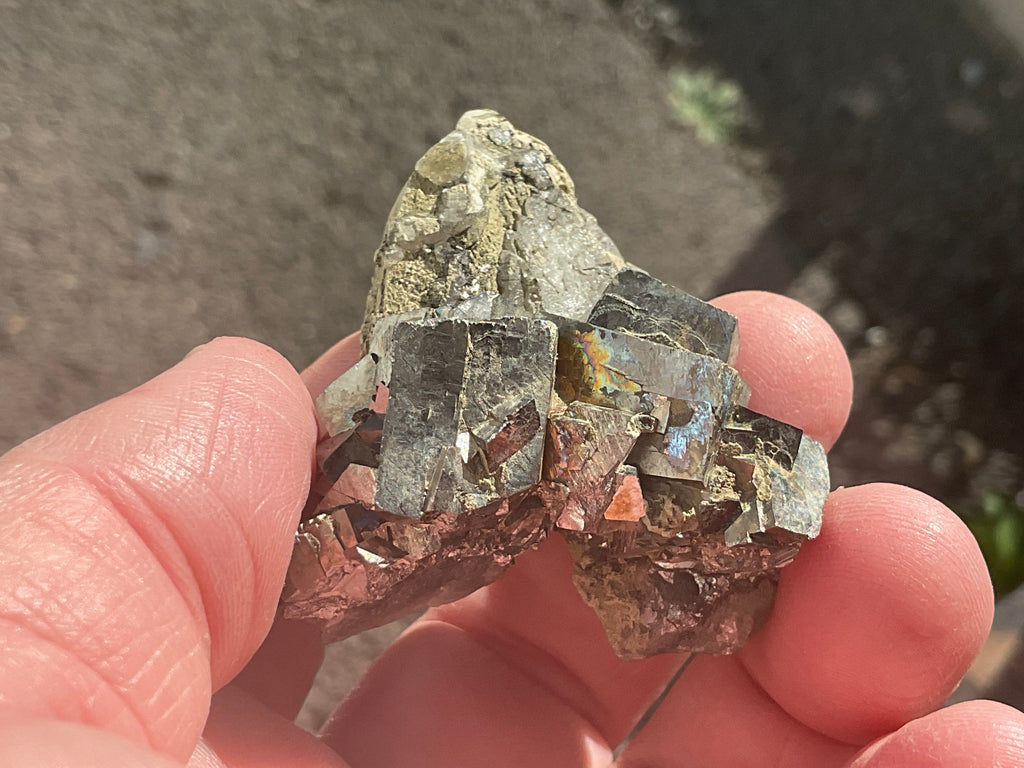 67g Quartz, Calcite and Arsenopyrite Specimen 3B