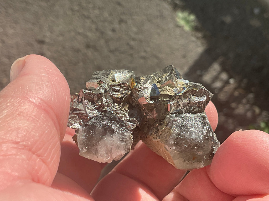 67g Quartz, Calcite and Arsenopyrite Specimen 3B